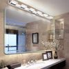 Aipsun 41 Inches Crystal Vanity Lights Over Mirror Long Bathroom Modern 6 Lights LED Wall Light Fixture