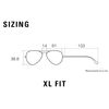 CAT 8018 Men's Polarized Rectangular Sunglasses, Matte Black, 61 mm