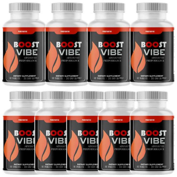 Boost Vibe Advanced Male Performance Supplement to Boost Stamina - 9 Bottles