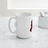 CafePress Buffalo Plaid Bear 15 oz (444 ml) Ceramic Coffee Mug