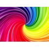 Artistic Backdrop Rainbow Spiral Gradient Color Photography Backdrop Abstract Art Studio Background Props (7x5ft)