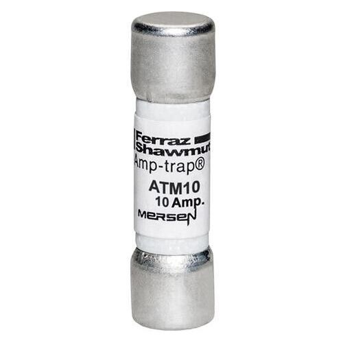 ATM10, Ferraz Shawmut, MIDGET FUSE 10A 600V FAST-ACTI