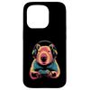 Capybara Gaming Headphones Controller Case for iPhone 15 Pro