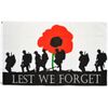 Lest We Forget (Army) Large Flag 8ft x 5ft