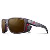 Julbo Herren Shield Sunglasses, Schwarz/Orange, Einheitsgröße