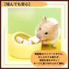 ideamall Drinking Hamster Hedgehog Bird Small Animal Standing Pottery (Red)