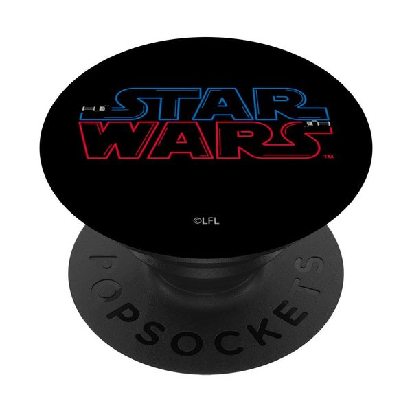 Star Wars Lightsaber Logo PopSockets Extendable Base and Grip for Smartphones and Tablets