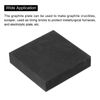 sourcing map Graphite Block Ingot Rectangle Graphite Electrode Plate Board 45x45x10mm for Melting Casting, Electrolysis Electroplating, 8 Pcs