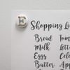 Letter E Floral Monogram Initial Kitchen Refrigerator Locker Button Magnet