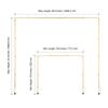 Over The Table Rod Stand with Clamp Wedding Party Arch Decor 28"-98" Adjustable