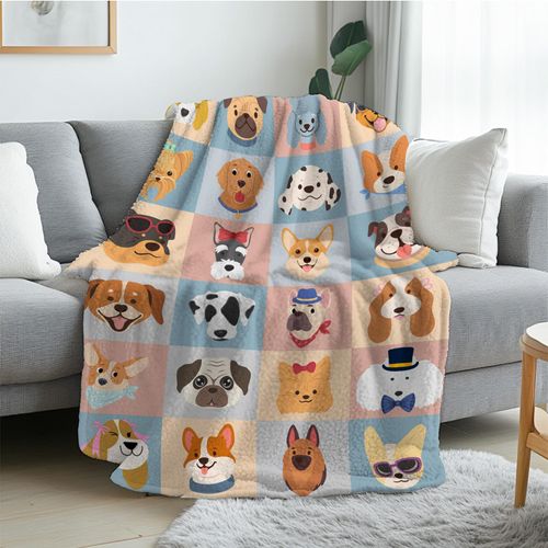REETOOK French Bulldog Blanket Gifts for Women, Cozy Frenchie Blanket for Dog Lovers Owners, Soft Flannel Warm Throw Blanket for Sofa, Couch, Birthday 40x50 in