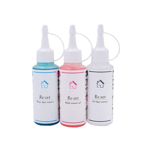 Re:set Reset Professional Detergent, 3-Piece Full Set, Mold Remover, Water Scum Remover, Oil Stain Removal Gel, Cleaning (KIS) [reset-3set-01]