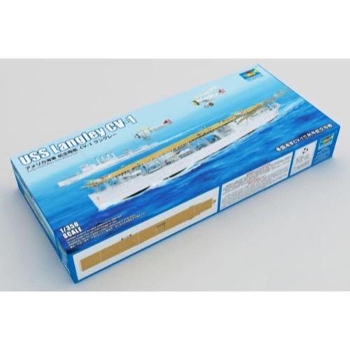 Trumpeter TRU05631 1/350 CV-1 USS Langley Plastic Model kit, Various