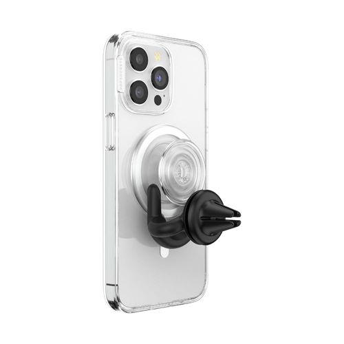 PopSockets Phone Mount for Car, Car Vent Phone Mount, Car Mount for Phone - Black