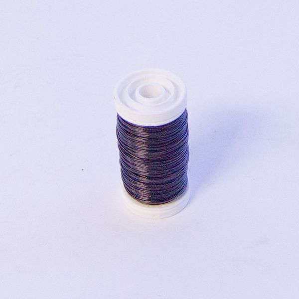 Black Metallic Coloured Wire on a Reel