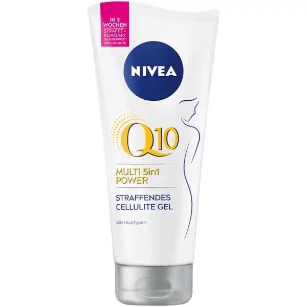 NIVEA Q10 MULTI POWER 5in1 Firming Cellulite Gel 200ml FREE SHIPPING