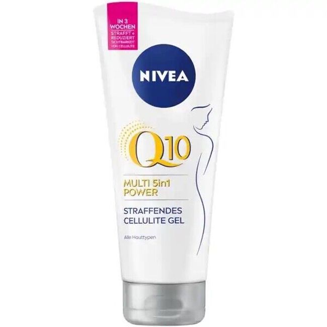 NIVEA Q10 MULTI POWER 5in1 Firming Cellulite Gel 200ml FREE SHIPPING