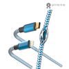 Hama Ladekabel Reflective, USB-C - Lightning, 1,5 m, Nylon, Blau