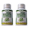 (2) MAX Strength Bacopa Monnieri Extract 1000mg Organic 120 Pills BRAIN FUNCTION
