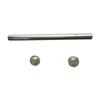kcksc 86029 Roller Shaft Silver - 9-1/4 inch x 5/8 inch
