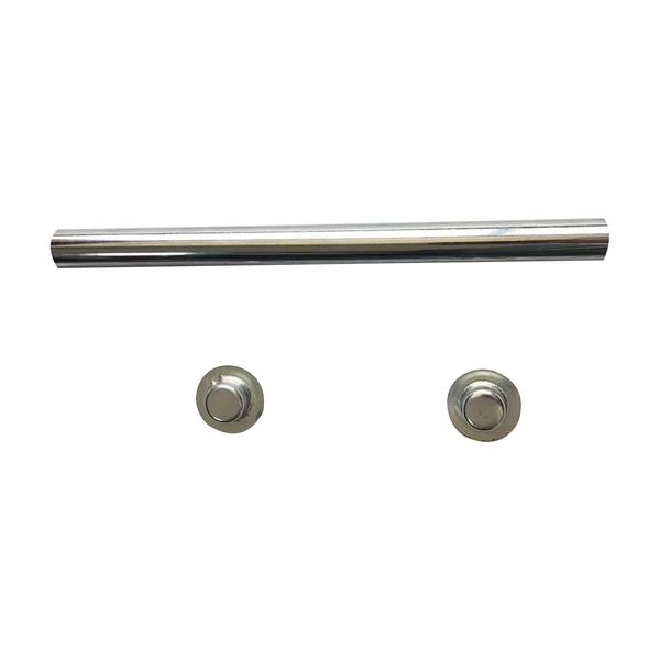 kcksc 86029 Roller Shaft Silver - 9-1/4 inch x 5/8 inch