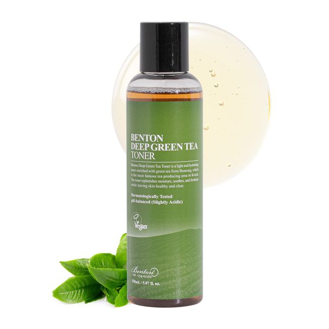 Benton Deep Green Tea Toner - Yeşil Çay Tonik 1 Paket (1 x 150 ml)