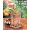 Outdoor Solar Bird Feeder - Weather Resistant with Automatic Dispensing