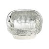 Aluminum Square Pan BBQ Plate, Aluminum Disposable 10 Count