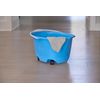 Quickie EZ-Glide 20 Quart Blue Bucket on Wheels (20000ZQK)