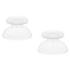 eXtremeRate Replacement Thumb Stick for PS5 Controller (Transparent Material), Analog Stick for PS4 Controller, Custom Joystick for PS4 All Model Controller, Controller Not Included (Clear)