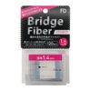 FD Bridge Soft Fiber Anti-Dropping Tape, Soft Type, Clear, 0.06 inch (1.4 mm) Width, Pack of 120
