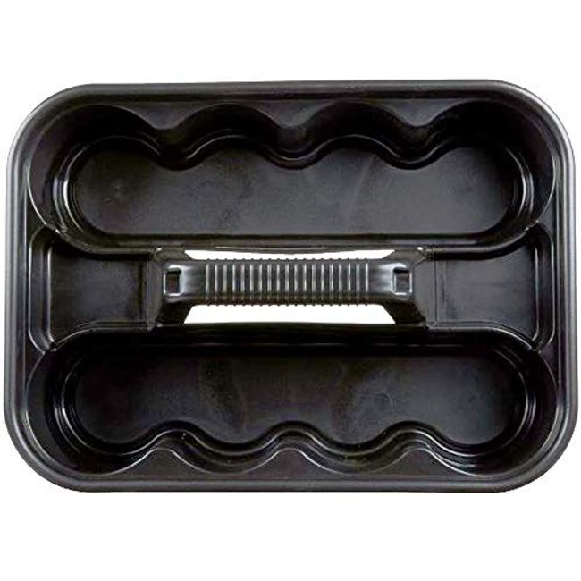 Rubbermaid Commercial Products Deluxe Black Plastic Carry Caddy FG315488BLA  - The Home Depot