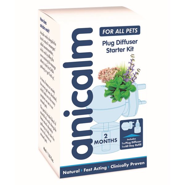 Anicalm 60 day natural calming diffuser for all pets