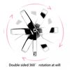 Magnifying Makeup Mirror, Double Sided Round Makeup Mirror Height Adjustable Tabletop Vanity Mirror 3X Magnification Silver