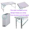 Qimu Multifunctional 4FT Folding Table Lightweight Portable Table For Outdoor Dining Tables Picnic Table