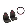 MULTI_B Oklahoma Sooners 2 Seat Covers and Wheelcover with