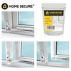 Home Secure™ Sliding Window Restrictor Lock. Self Adhesive Window Security & Safety Lock - White
