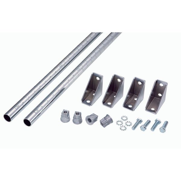 Global Industrial Wall Mounting Post Kit 14" High - Double