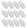 12 Pcs Cake Push Pop Containers Clear Plastic Round Shape Push Pops with Lids