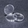 100Pcs 32mm Round Coin Capsules Clear Plastic Coin Case Holder Storage Box