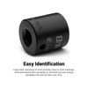 Capri Tools 5/8 in. Shallow Impact Socket, 3/8-Inch Drive, 12-Point, SAE