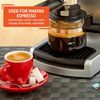IMUSA USA Espresso Maker Carafe in Gift Box, Clear 4 Cup