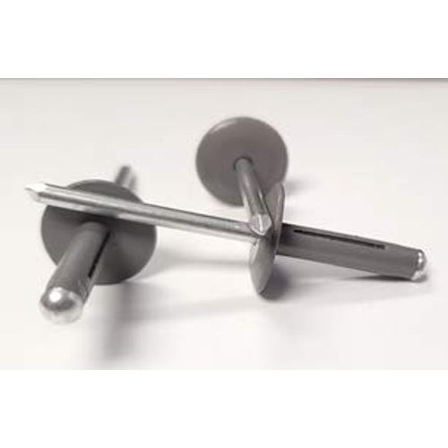 Edge Performance Products Gray 3/16" Large Head Tri-Fold Exploding Aluminum Mandrel Pop Rivets 50 pack
