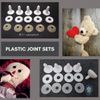 5 Plastic Joint Sets to Complete Teddy Bear, Puppet (35mm)