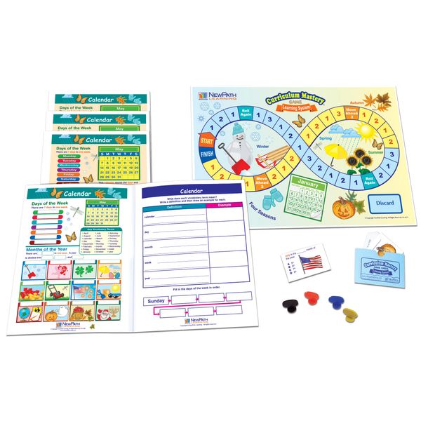 Calendar Learning Center Game - Grades 1-2