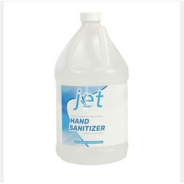 Jet Hand Sanitizer Antiseptic 80% Alcohol, 3 Gallons, Ships Next Day