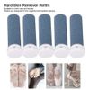 Extra Coarse 5 Refill Rollers for Electric Callus Remover, Foot Care Pedicure File Tools, Washable Coarse Replacement Rollers