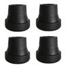 Carbon 4-point movable small rubber tip set of 4