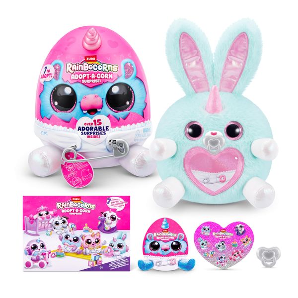 Rainbocorns 92105A, Bunny, Adpot-A-Corn, Small (23.5 cm)