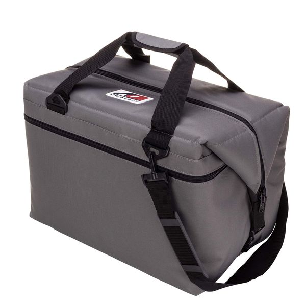 AO Coolers Original Soft Cooler with High-Density Insulation, Charcoal, 12-Can